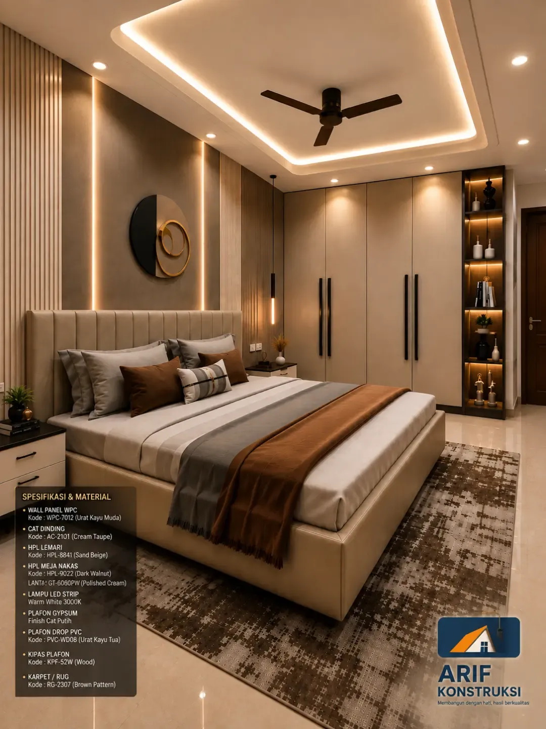Interior Kamar Tidur Minimalis Modern