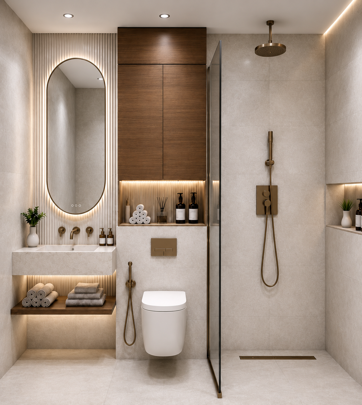 Kamar mandi modern yg estetik