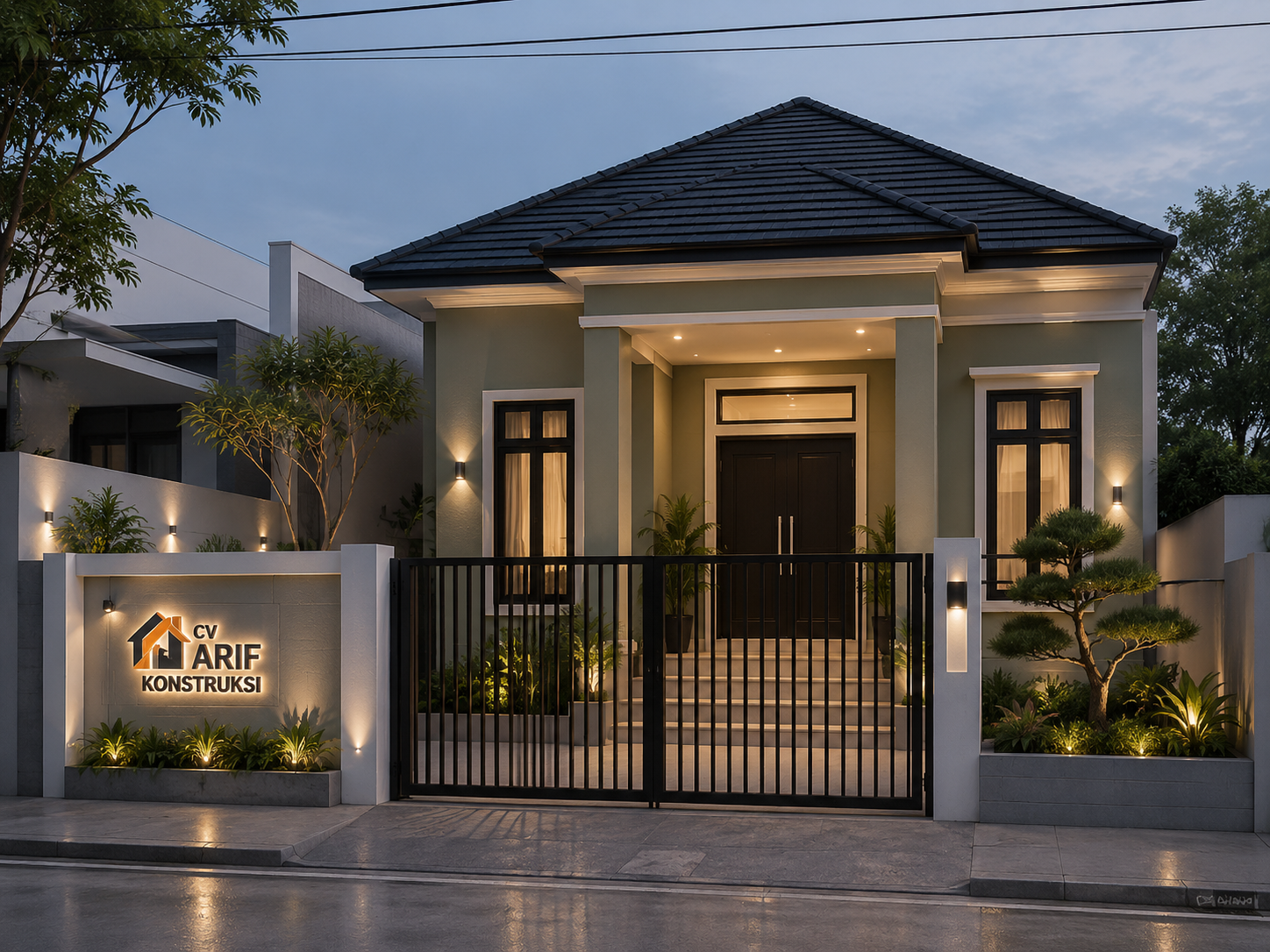 Judul Portofolio #3: Renovasi Rumah Elegan di BSD City