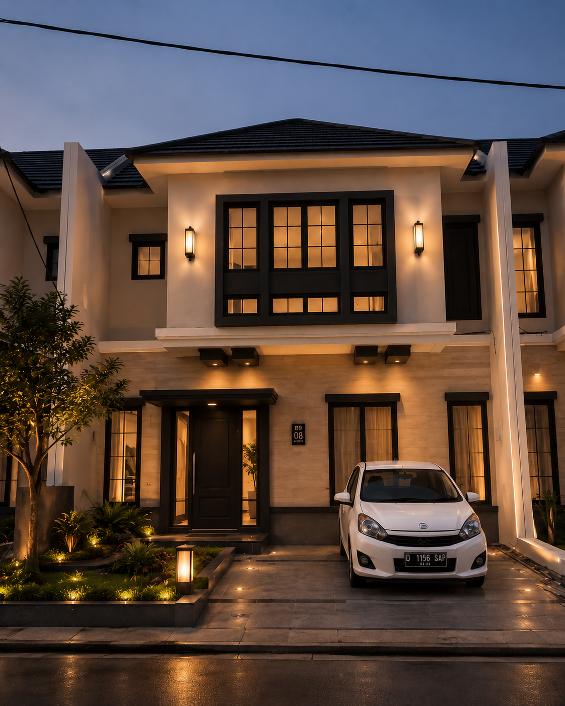 Judul Portofolio #8: Renovasi Rumah Modern Elegan Serpong