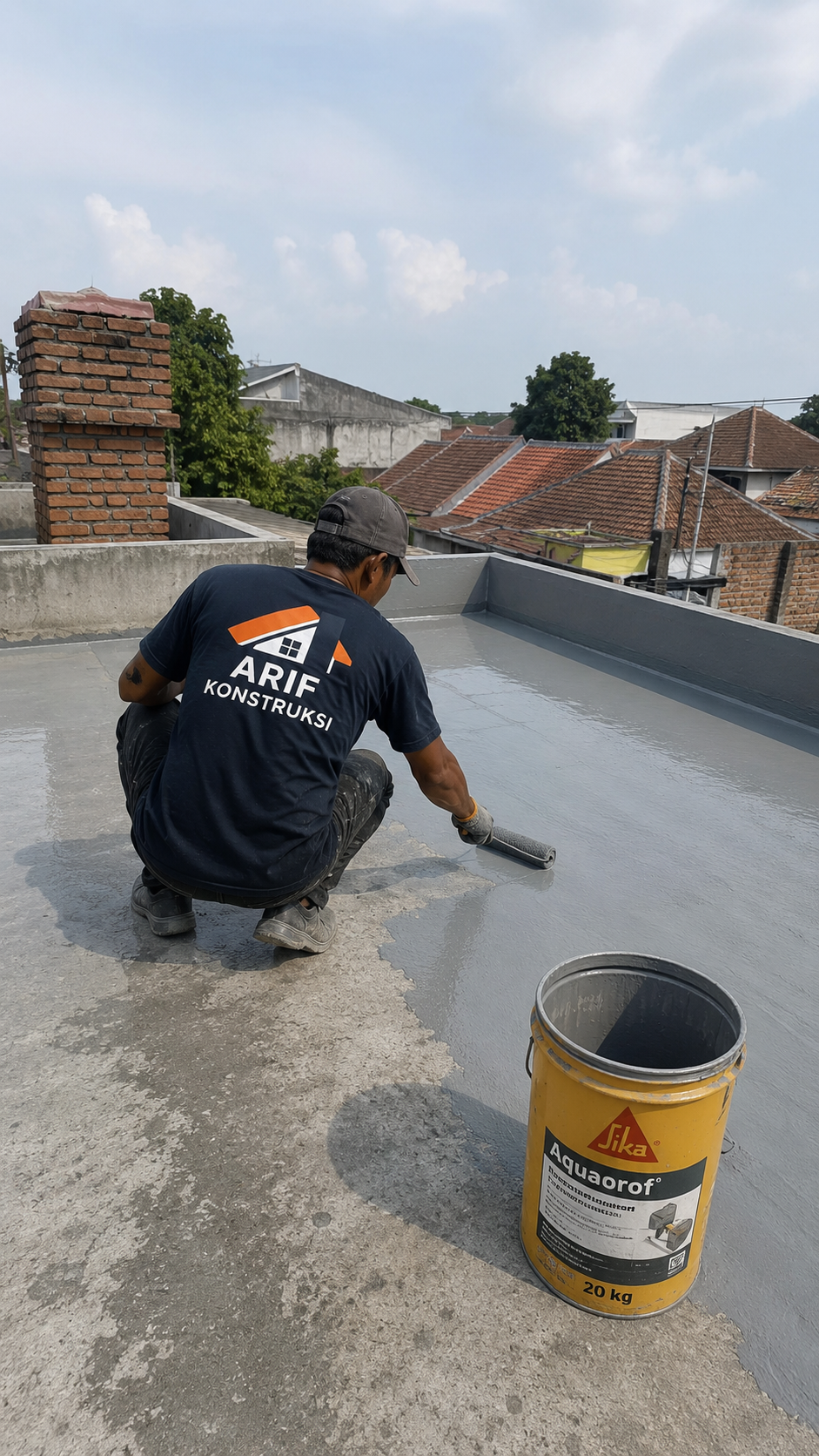 Waterproofing Atap dan Dak Beton untuk Cegah Kebocoran di Bekasi