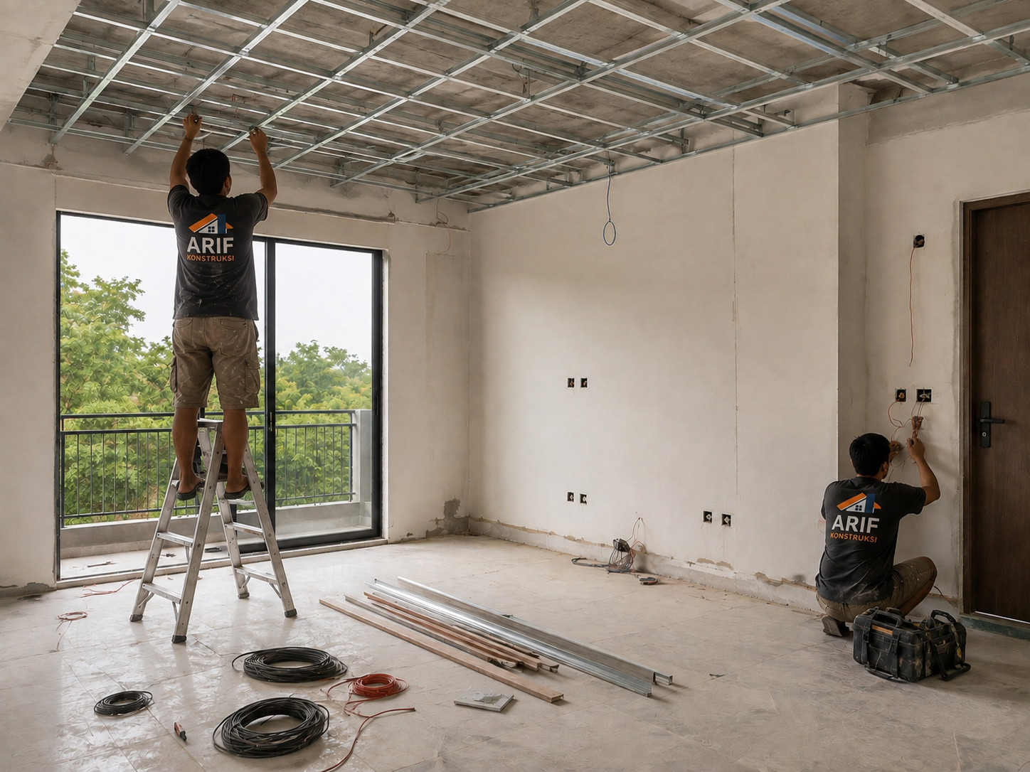 Renovasi Interior dan Instalasi Listrik Rumah di Kebayoran Lama, Jakarta Selatan
