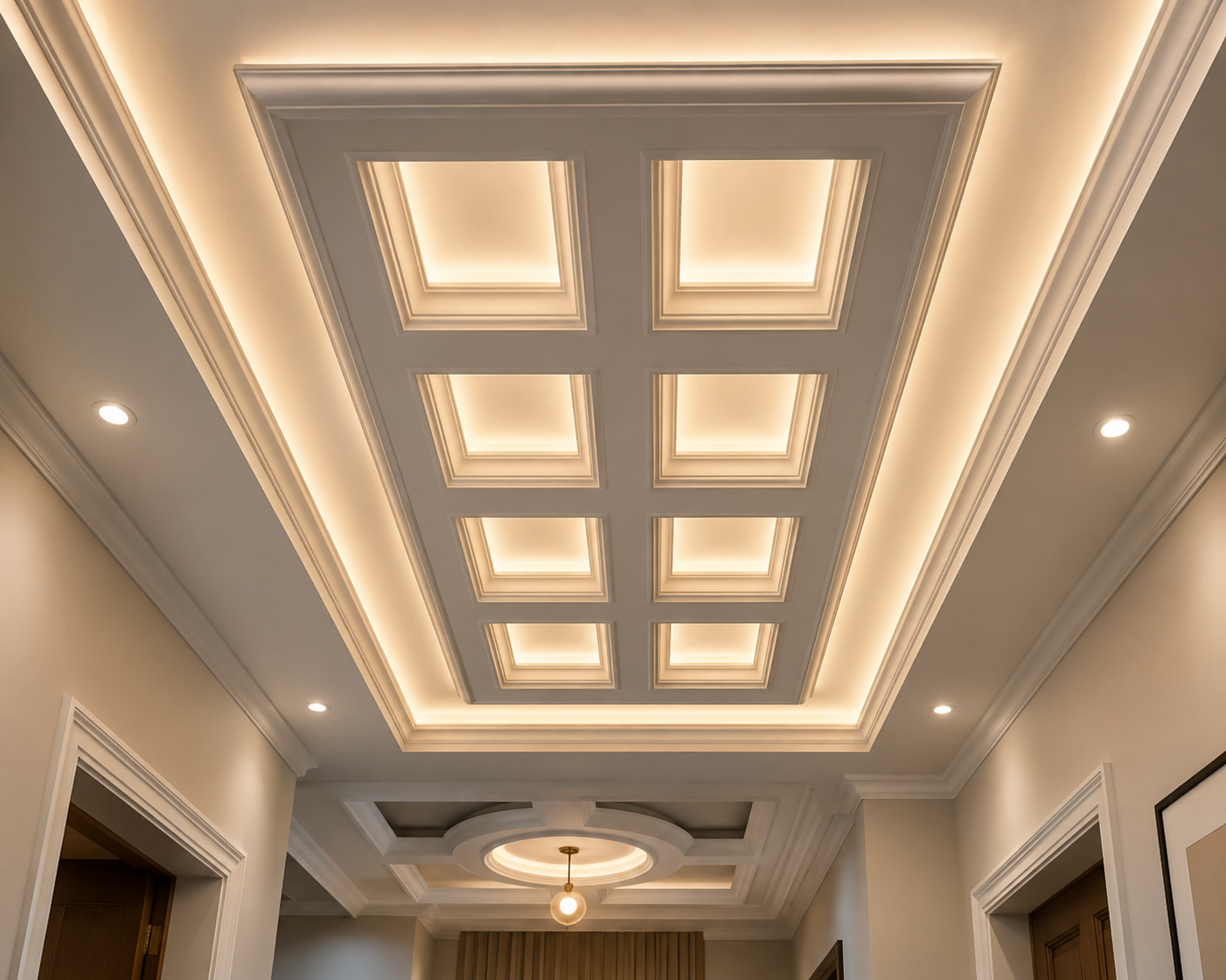 Pekerjaan Plafon Gypsum dan PVC Rumah di Kebayoran Baru, Jakarta Selatan