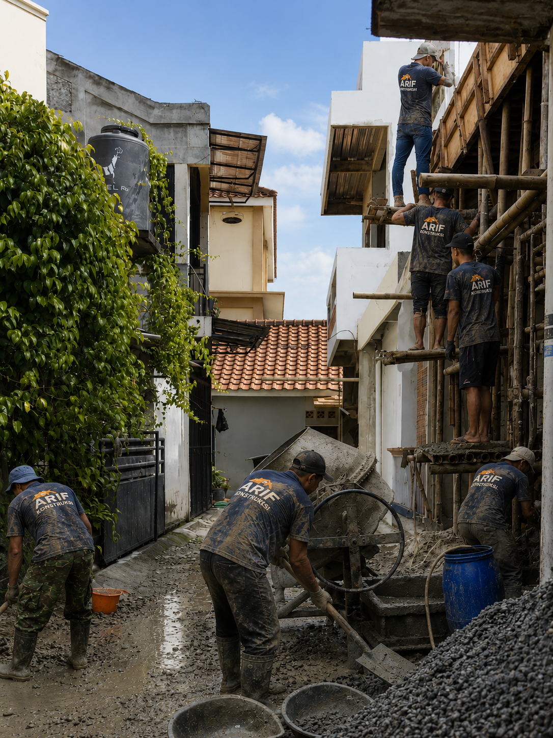 Pekerjaan Struktur Beton Rumah di Bekasi