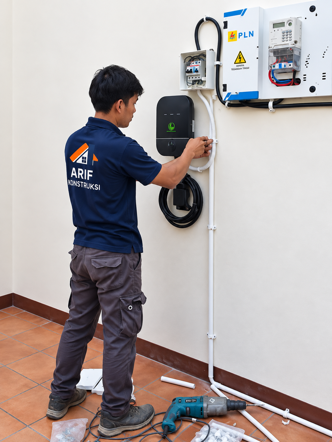 Pemasangan Charger Mobil Listrik