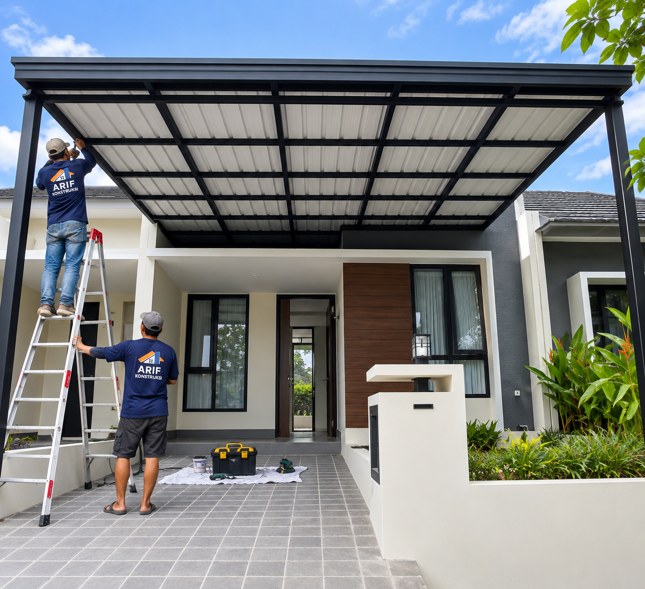 Kanopi Halaman Rumah di Tangerang