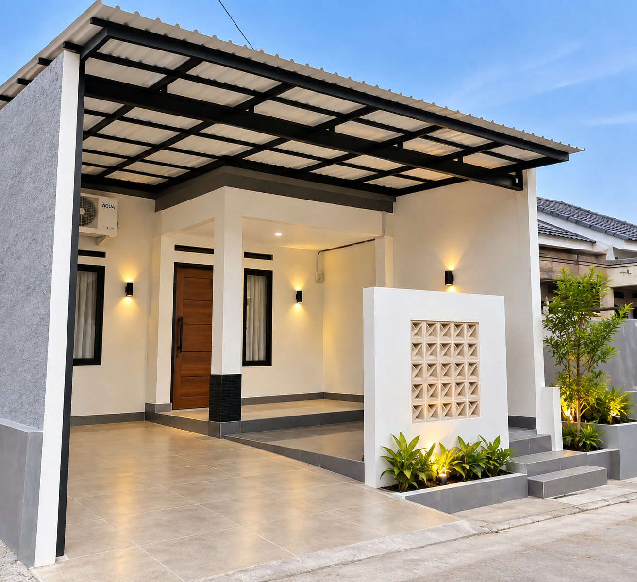 Kanopi Baja Ringan untuk Teras Rumah di Jakarta