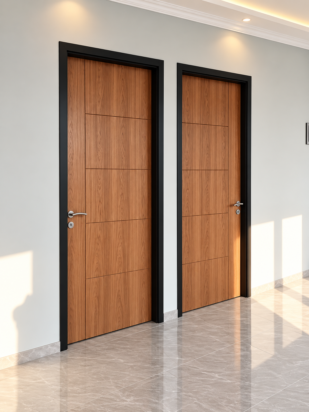 Pemasangan Pintu HPL Motif Kayu Modern di Bekasi
