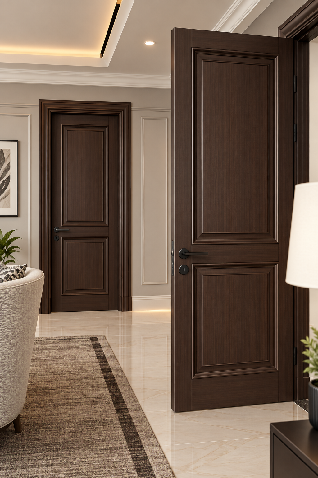 Jasa Pembuatan dan Pemasangan Pintu Kayu Elegan di Jakarta
