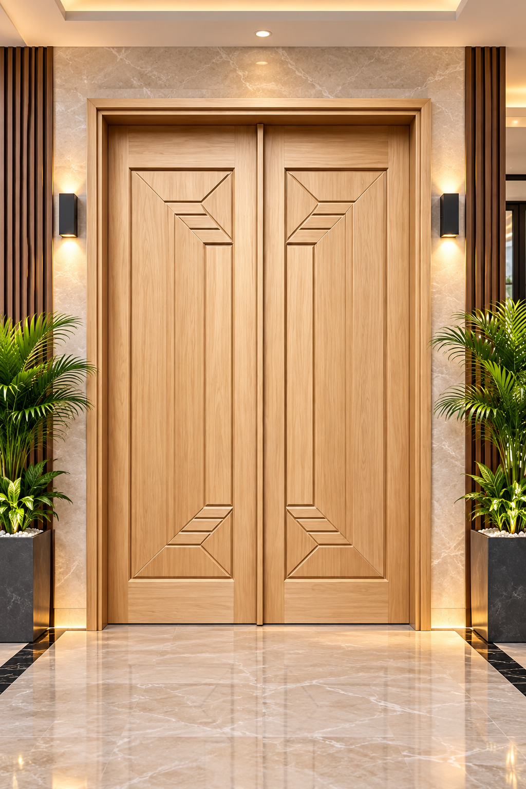 Pintu Kayu Minimalis Elegan Jakarta