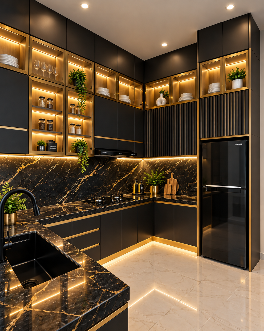 Kitchen Set Minimalis Modern untuk Rumah di Tangerang Selatan