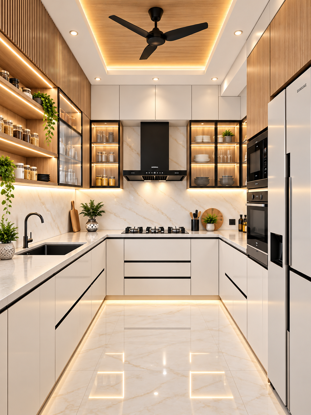 Kitchen Set Modern Elegan untuk Rumah di Jakarta Selatan