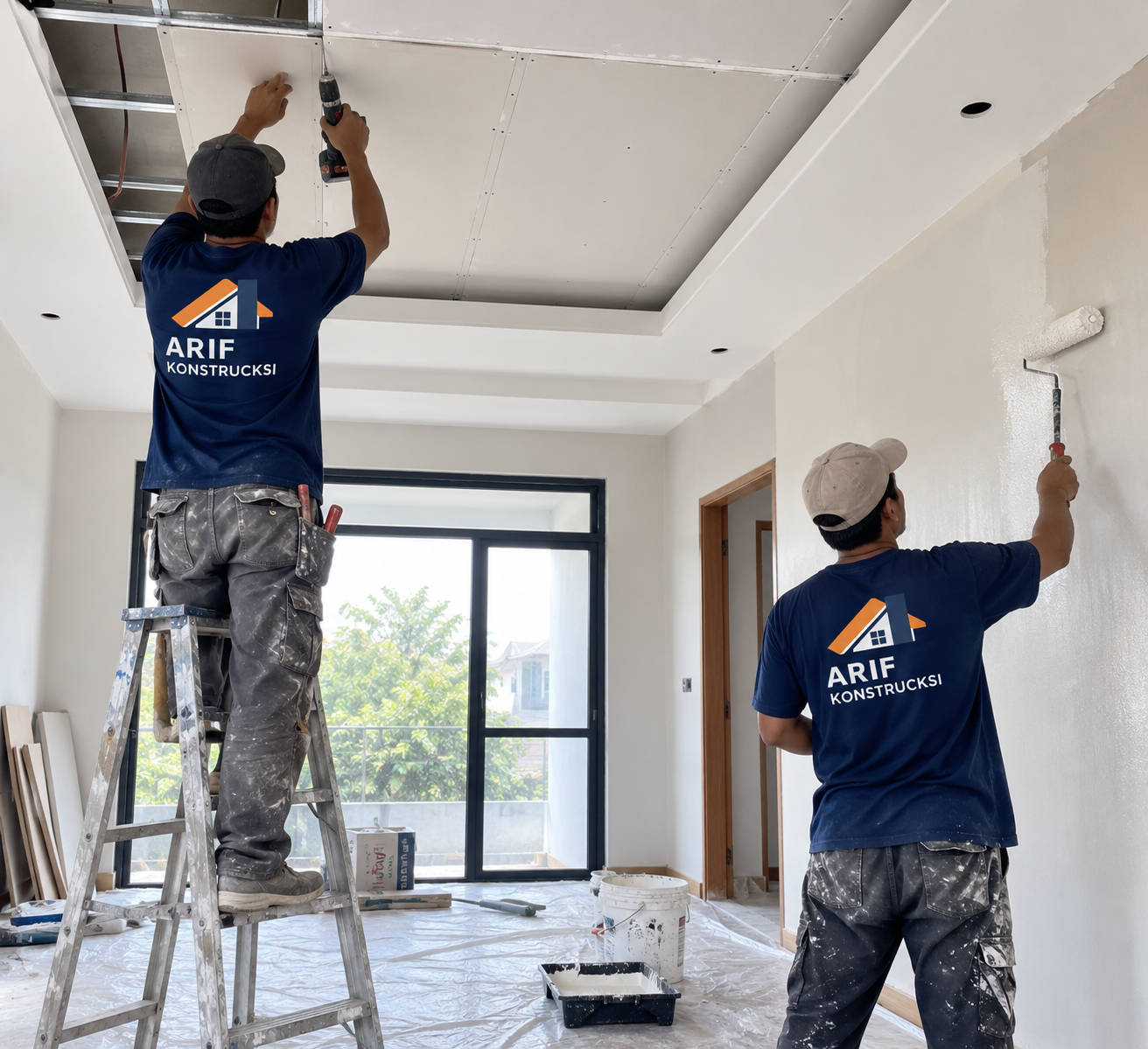 Jasa Pemasangan Plafon dan Pengecatan Rumah BSD Tangerang Selatan